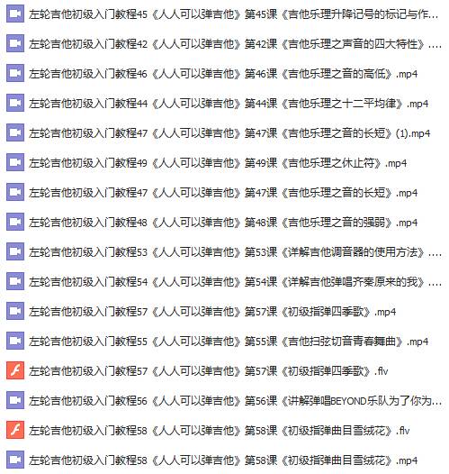 吉他教程入门视频全套