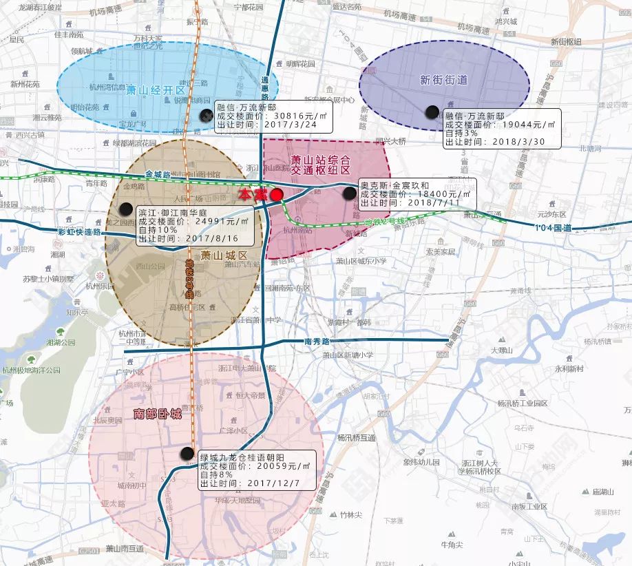 12萧山土拍前瞻:萧山中心城区洼地将被填平吗?