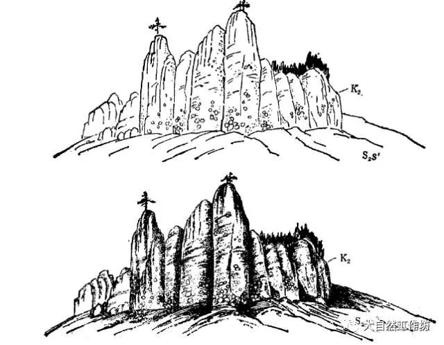 甘肃北山第四系泥岩风蚀地貌