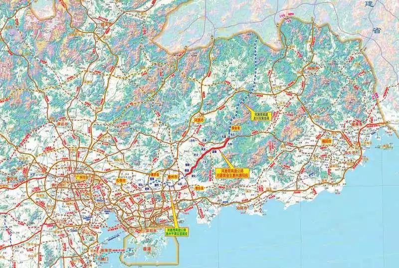 紫惠高速预计2020年建成通车,紫金县到粤港澳大湾区更
