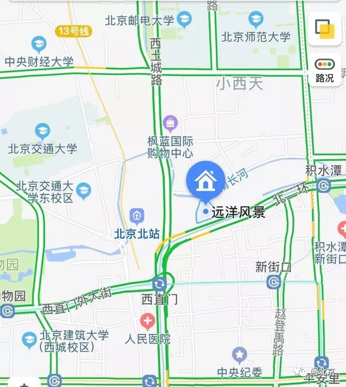 远洋风景小区位置/高德地图