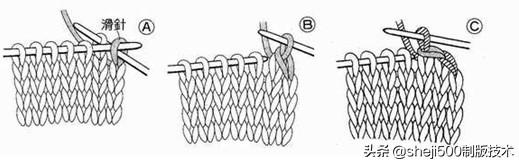 围巾的各种织法图解_一针