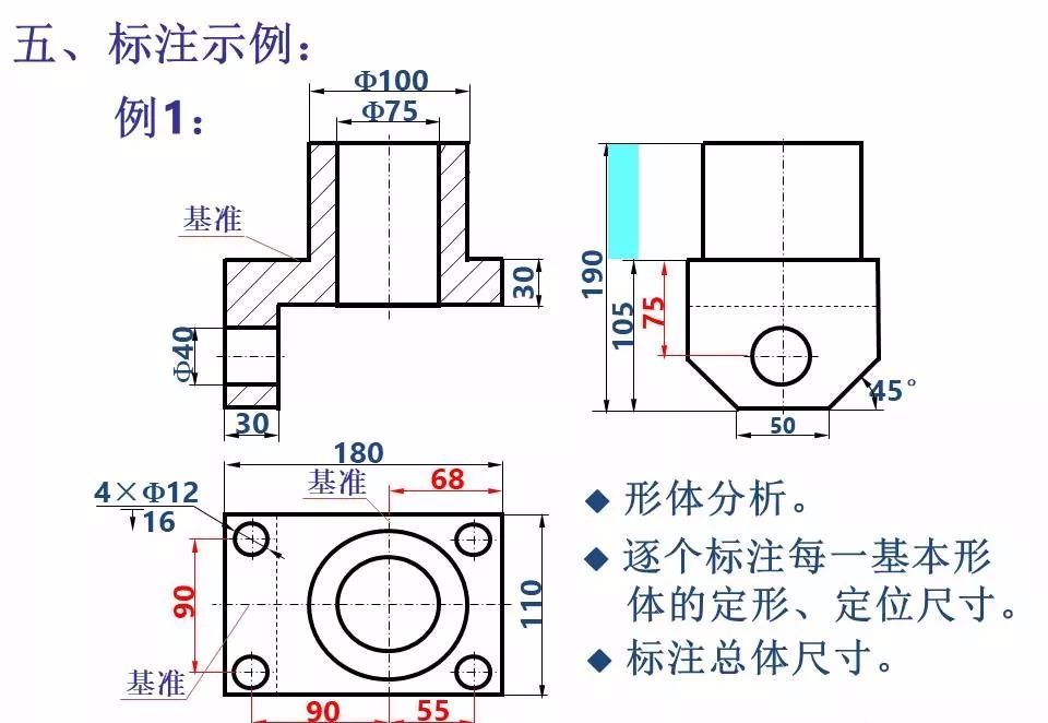 机械制图的尺寸标注详解,再复杂的图纸也能看懂