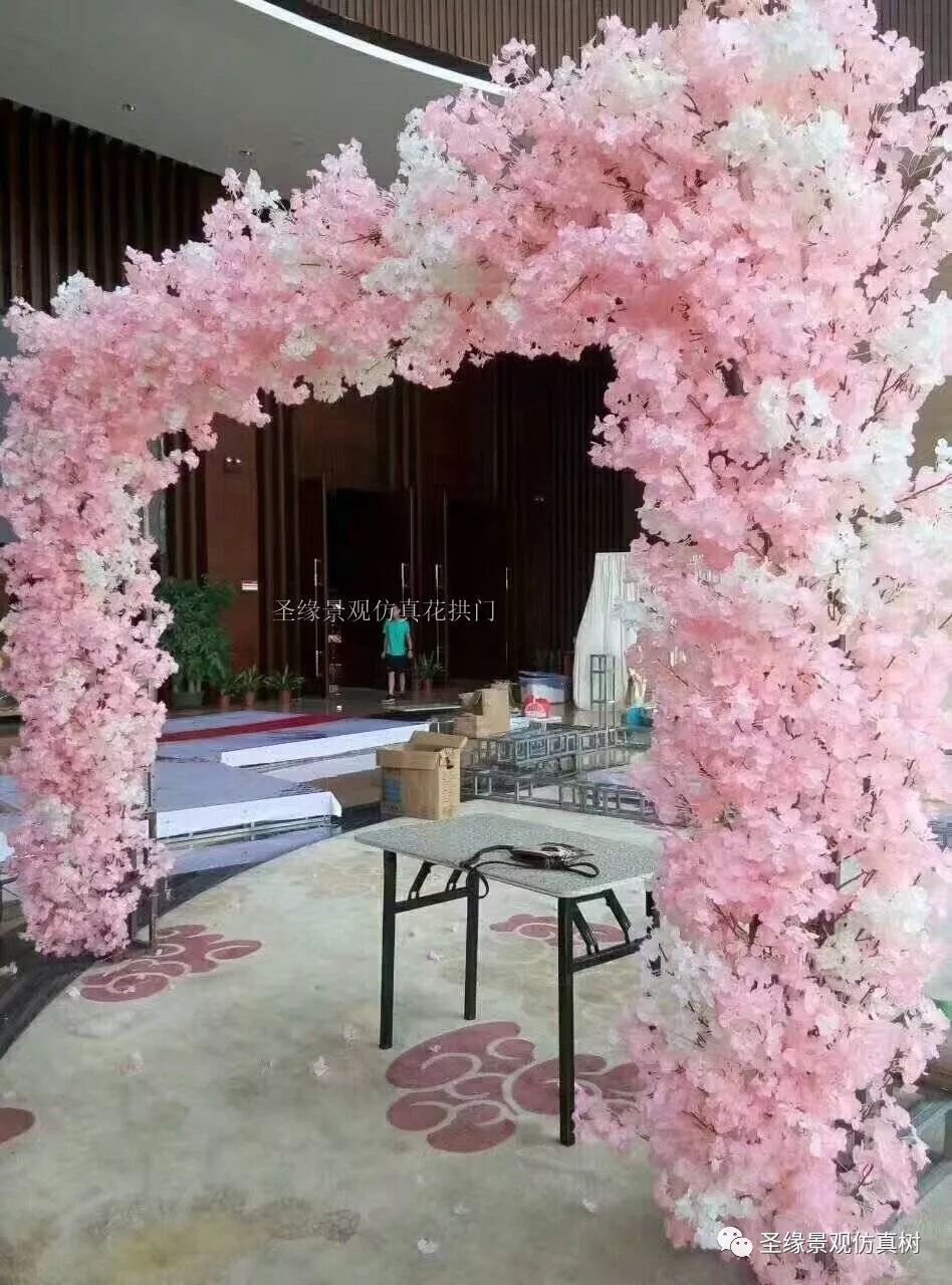 圣缘景观仿真花拱门|春季观花夏秋赏果,为你准备的淡雅俏秀花拱门