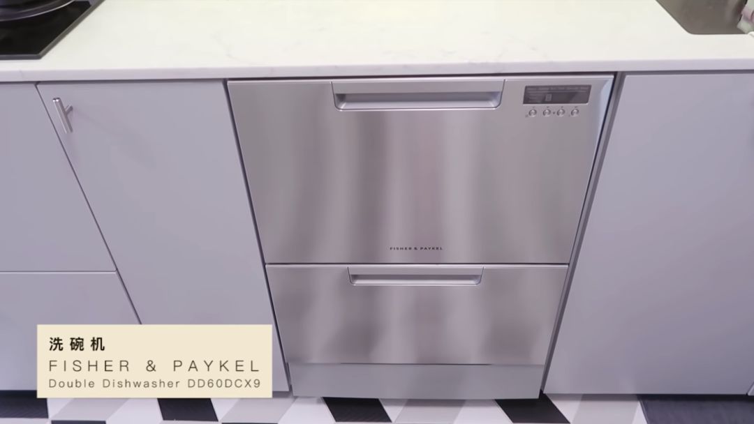 洗碗机:fisher & paykel dishdrawer double dishwasher dd60dcx9