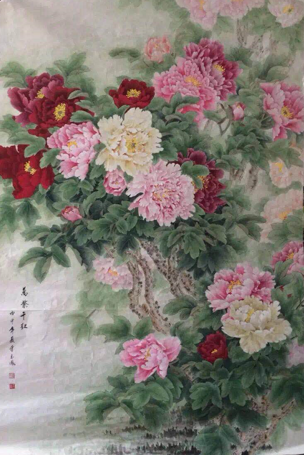 著名工笔画家李玉凤作品