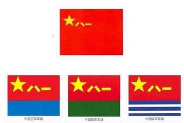 中国人民解放军军旗金黄色的五角星和"八一"都有什么含义和内涵