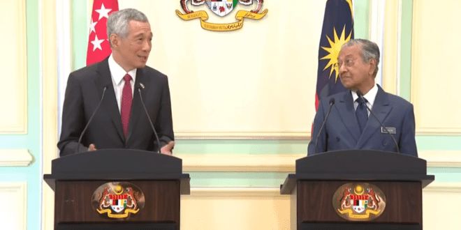 新加坡和马来西亚的4大矛盾升级?!两国总理见