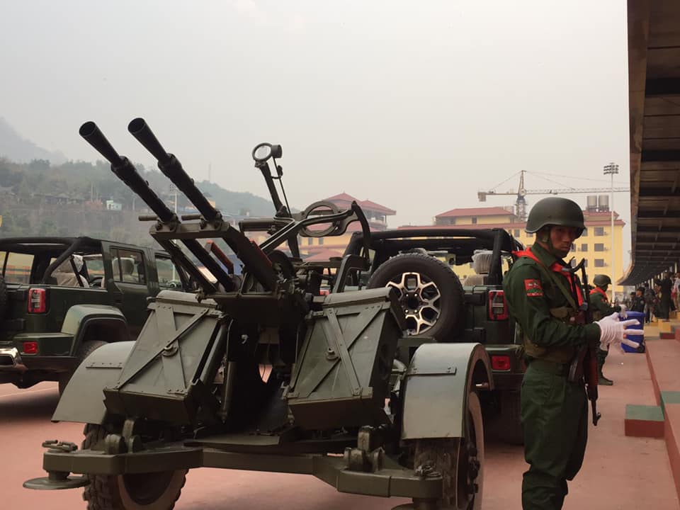 缅甸佤邦417阅兵彩排进行时别样的中国装备展