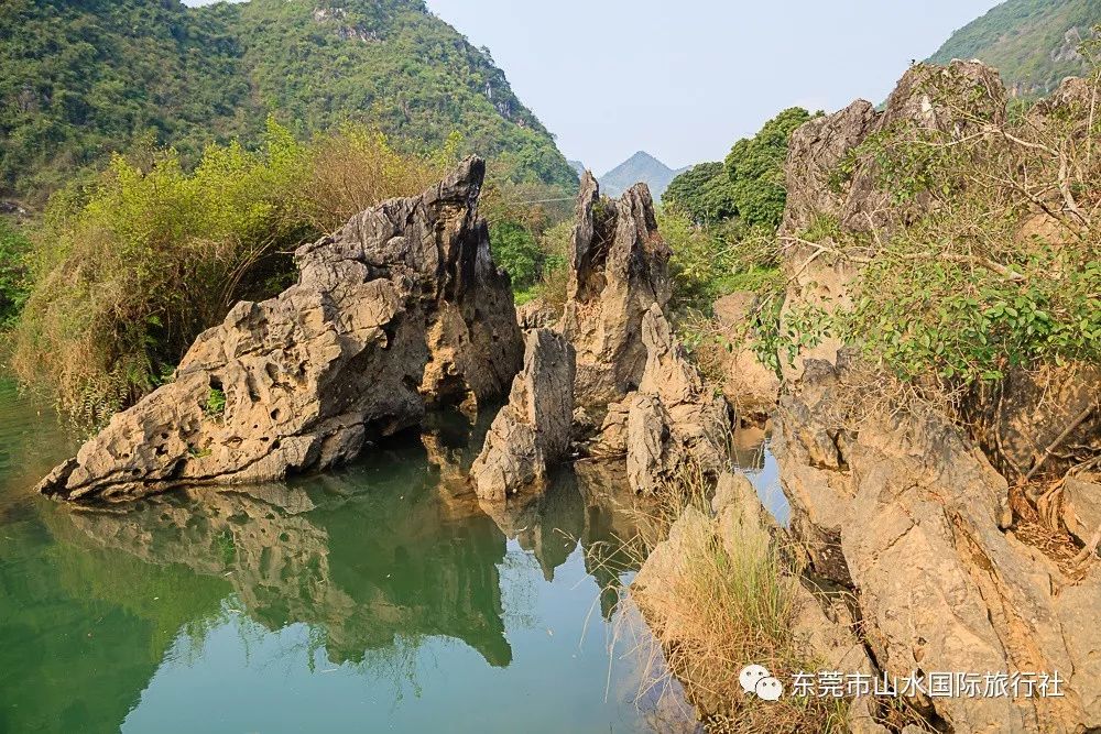 德天跨国大瀑布,明仕田园, 通灵大峡谷,崇左岛,那