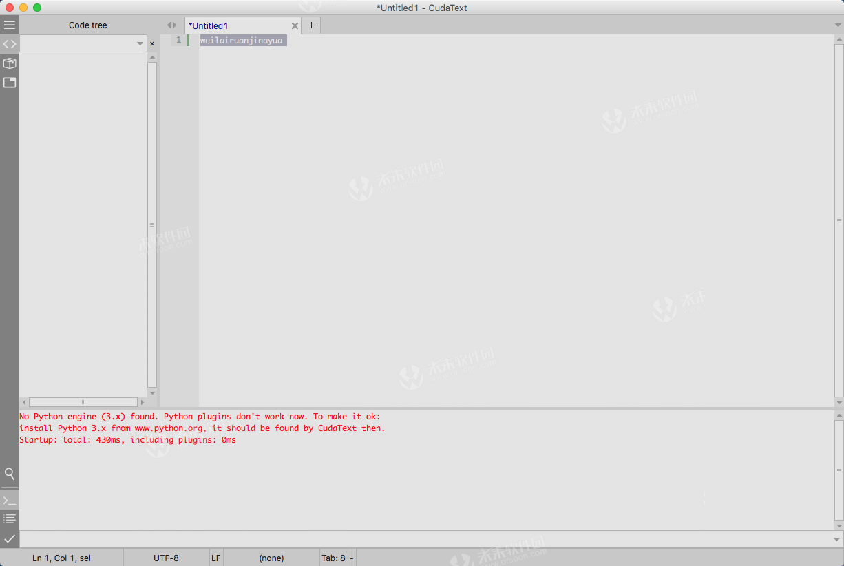 for mac instal CudaText 1.198.2.0