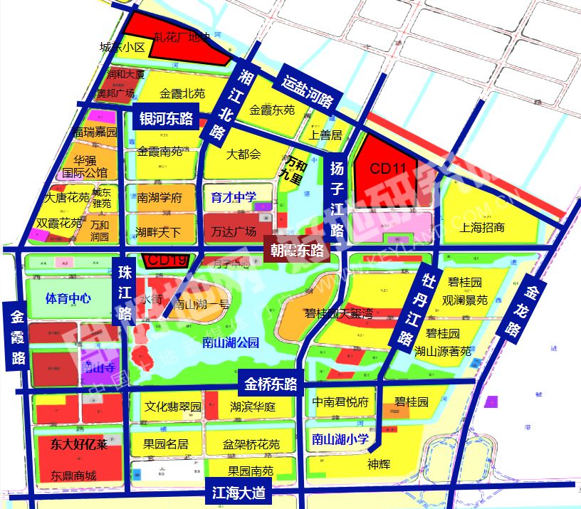 供地计划2019年南通通州城区拟出让12宗地块总占地面积1047亩