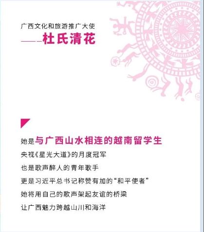 我校陈永馨,杜氏清花,李思宇当选为首批"广西文化和旅游推广大使"