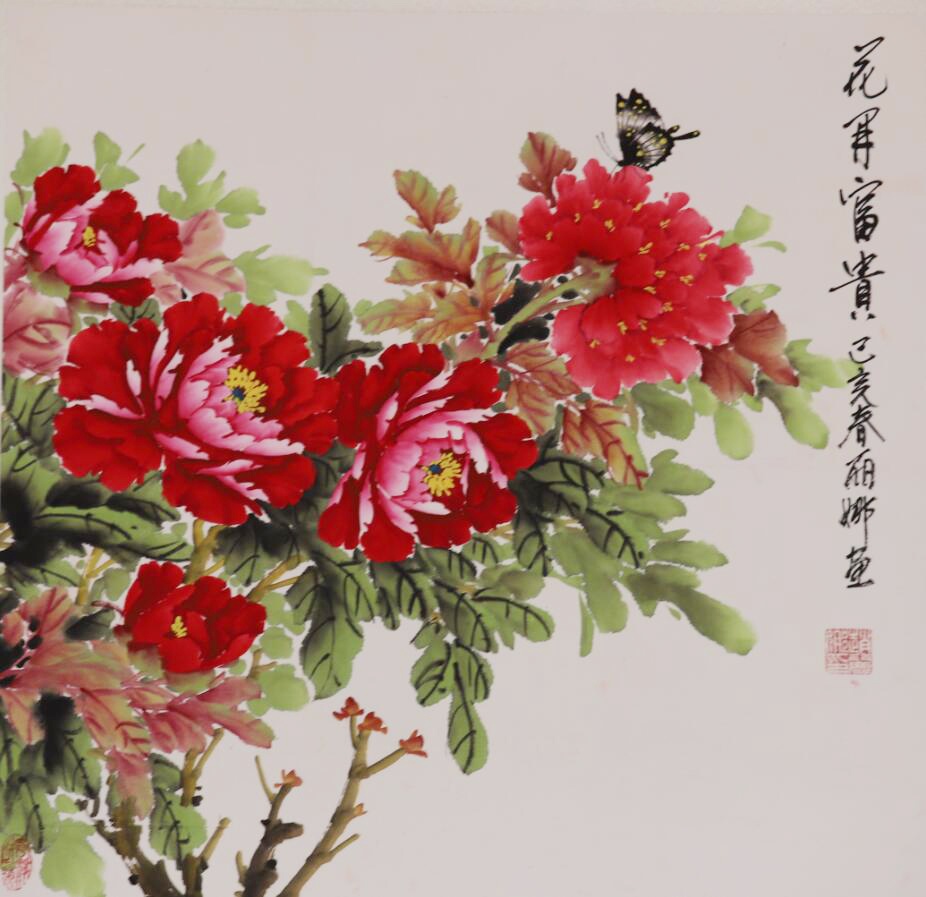 赵丽娜老师绘画牡丹的作品集,从各个层次都体现了牡丹花的美,画中牡丹