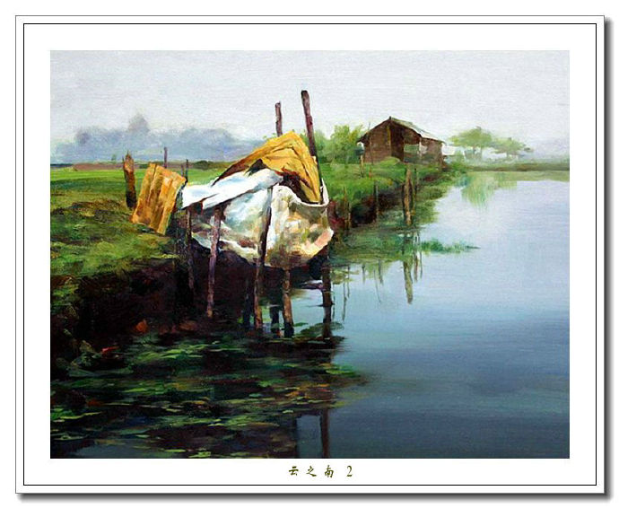 守望乡土 -- 中国画家王立宪农村风情油画作品欣赏