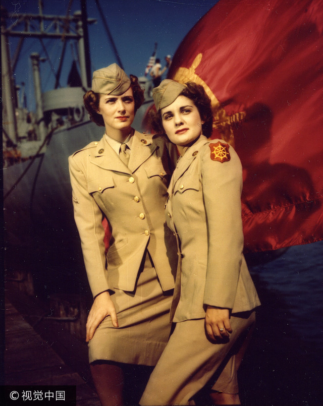 二战期间美国女人的强悍程度出乎你意料,造飞机上战场