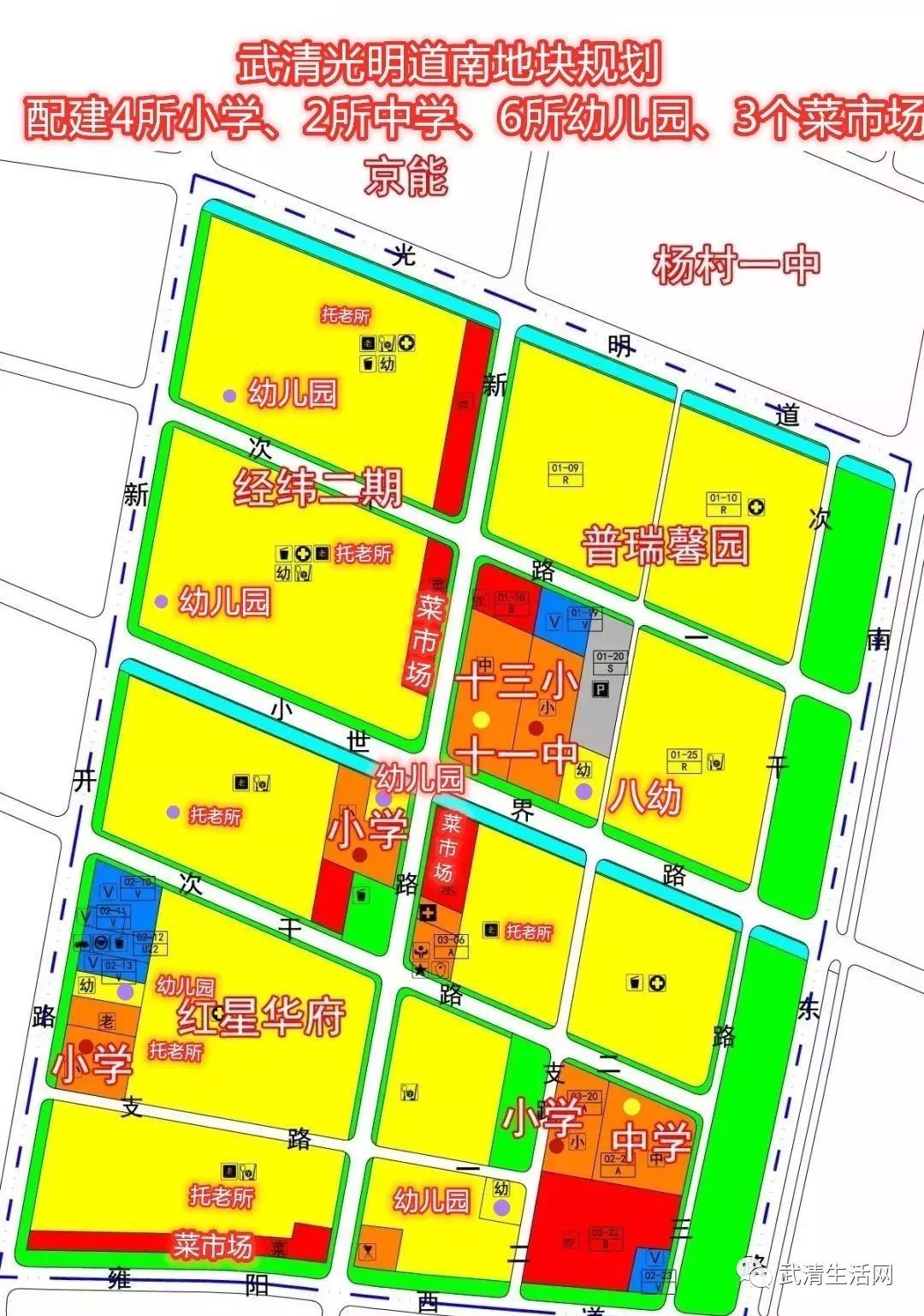 武清区这里教育新规划:杨村七中迁移,再建小学!