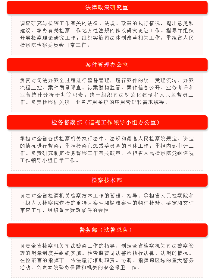 检察院的主要职能是什么