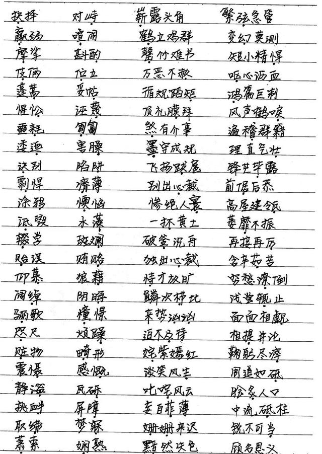 初中语文笔记怎么写
