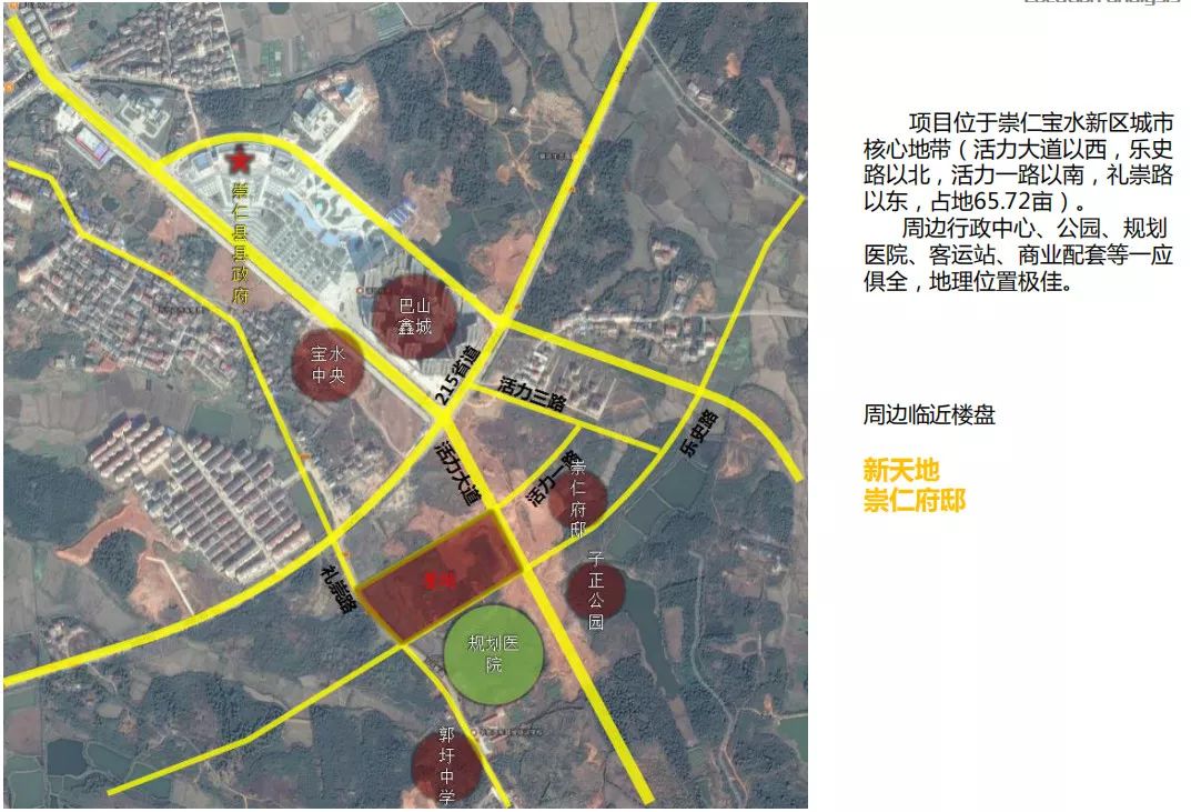 崇仁本地龙头开发企业江西成功房地产开发有限公司开发,位于宝水新区