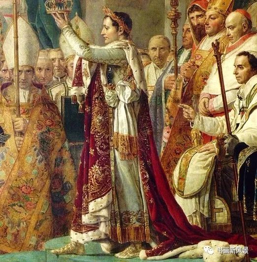 《拿破仑一世加冕大典》局部