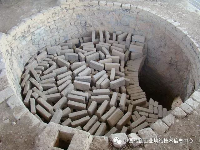 出土的窑烧火的地下灶膛长城砖窑遗址作为筑城重要建筑材料之青砖,是