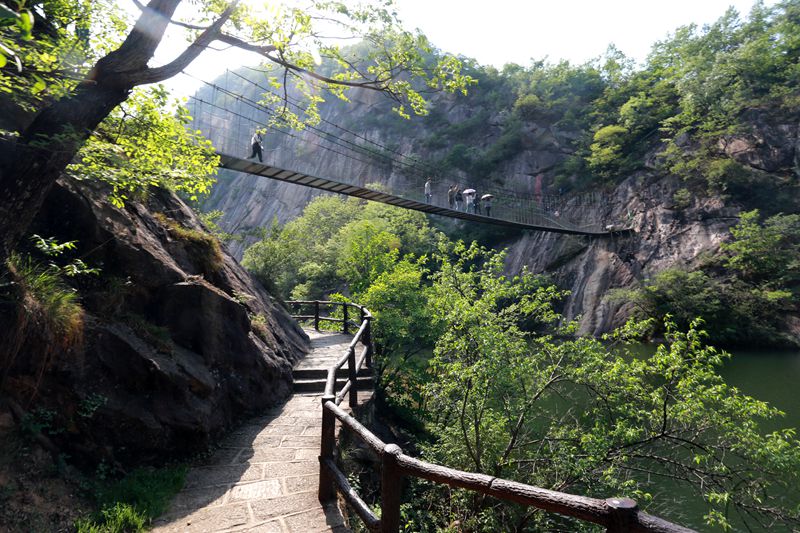 百名中原网络大咖走进西峡龙潭沟和五道幢