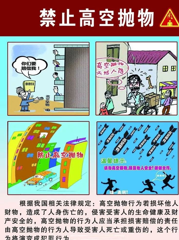 争创文明城市行文明之举杜绝高空抛物您行动了吗