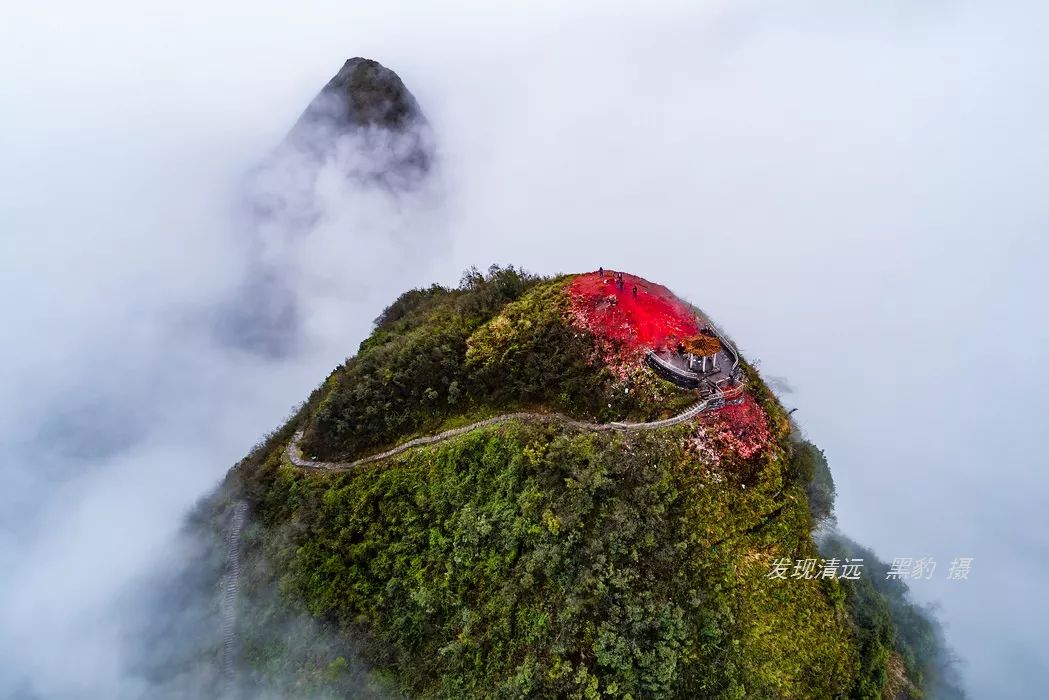 阳山,清新,英德交界处, 这里数千座峰丛环绕,波澜壮阔, 靘雾山与大雾