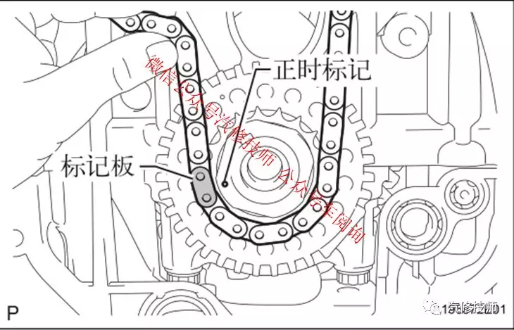 7l 1ar-fe发动机正时(带平衡轴)