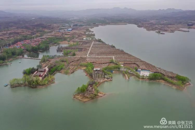 美丽榆社我的家:云竹湖上梨花开,最新航拍照片曝光