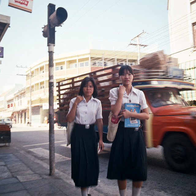 这组照片拍摄于1978年,再现了上世纪70年代泰