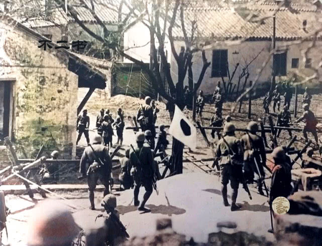 镜头下疯狂侵略的日军部队,看看真实照片和电视剧中相比有何不同