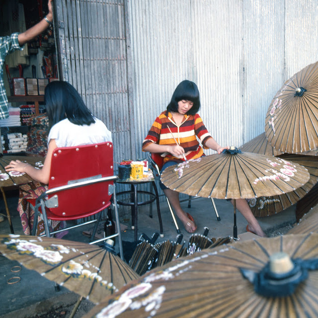 这组照片拍摄于1978年,再现了上世纪70年代泰