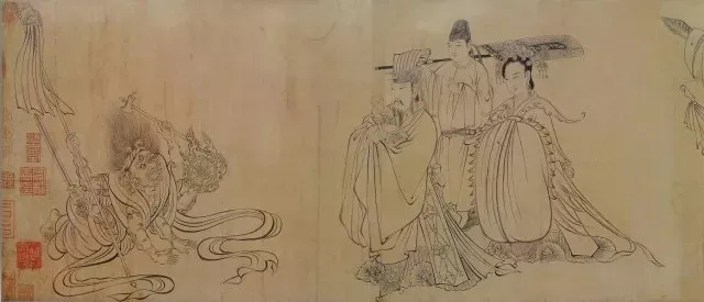 吴道子,唐代著名画家,又名道玄,尊称画圣.