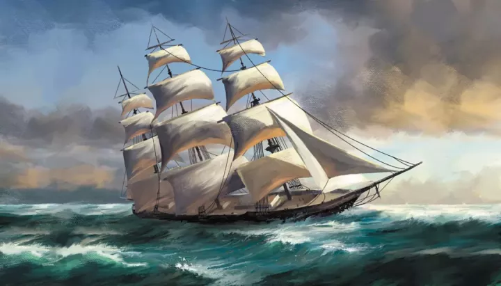 船怎么画？轮船、军舰各种船的画法！