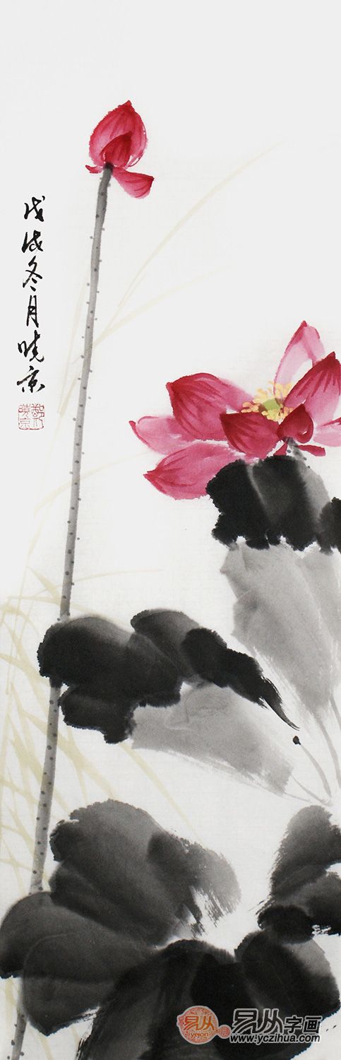 接天莲叶无穷碧,映日荷花别样红——国画荷花作品欣赏