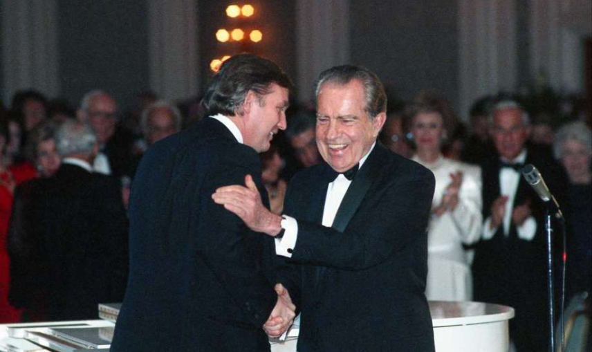 1994年4月22日,美国第37任总统尼克松逝世