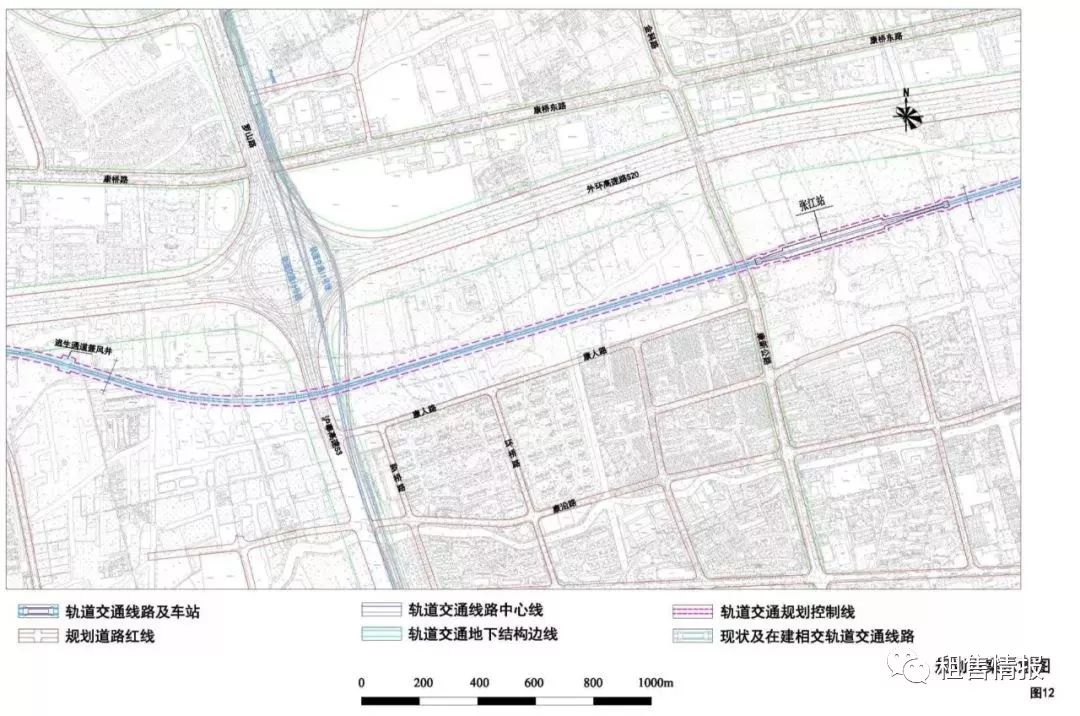 春申塘北侧,规划华展路南侧(规划景洪路~规划平驰璐之间),地下站 外