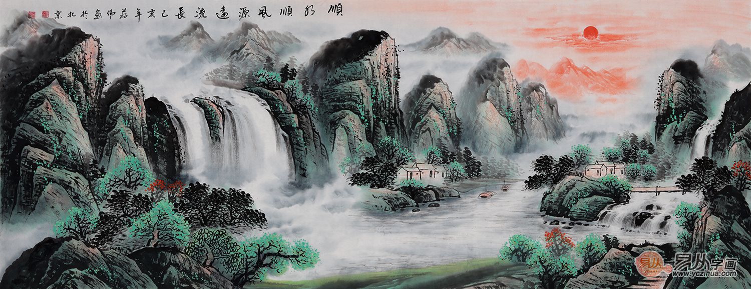 精妙笔墨绘意境山水-山水画家林德坤