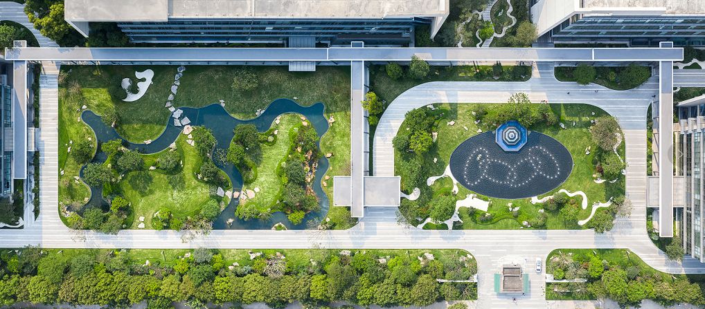 广东oppo工业园景观设计 | 贝尔高林_景观中国