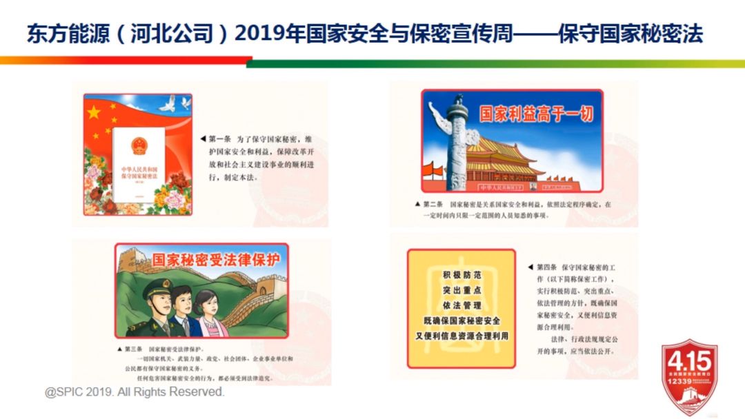 东方能源(河北公司)2019年国家安全与保密宣传