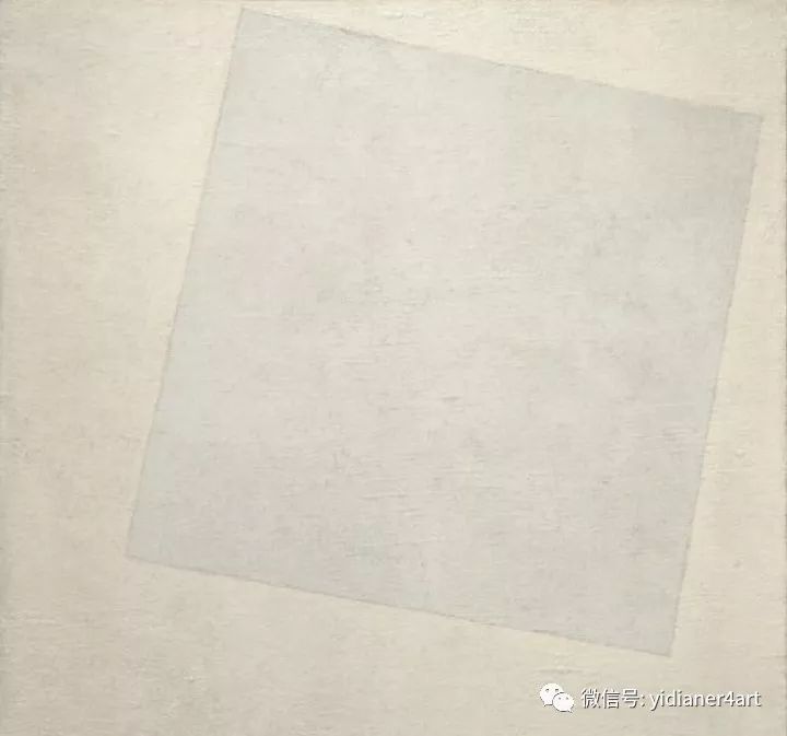 至上主义:白布上画白方块有什么好看的?
