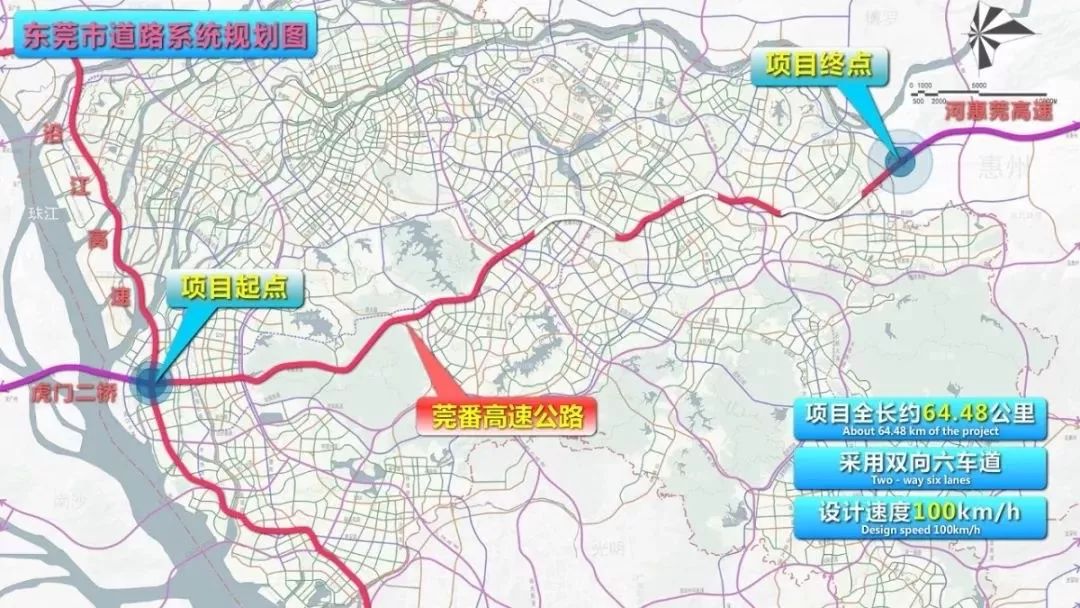 定了!莞番高速一期工程(沙田至厚街段)4月25日通车!