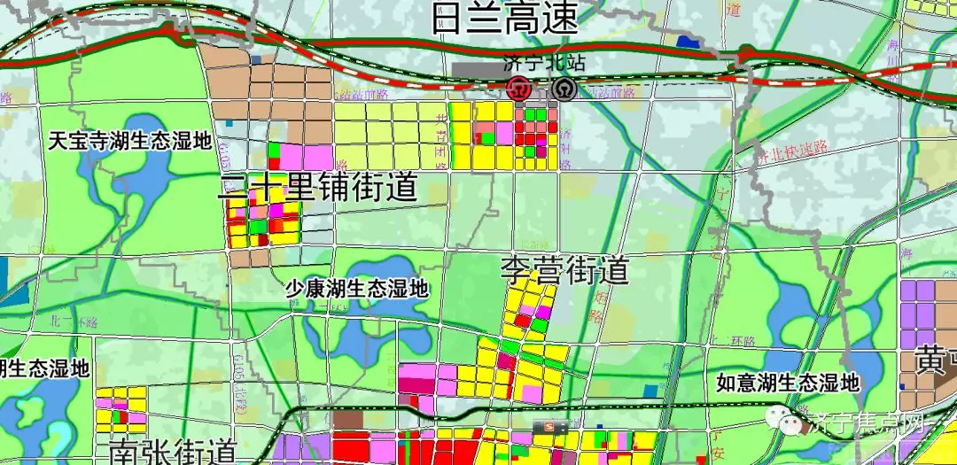 总体规划图曝光济宁即将大变样