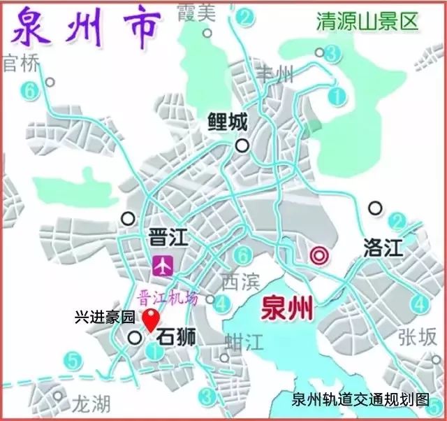 泉州城市轨道交通规划图