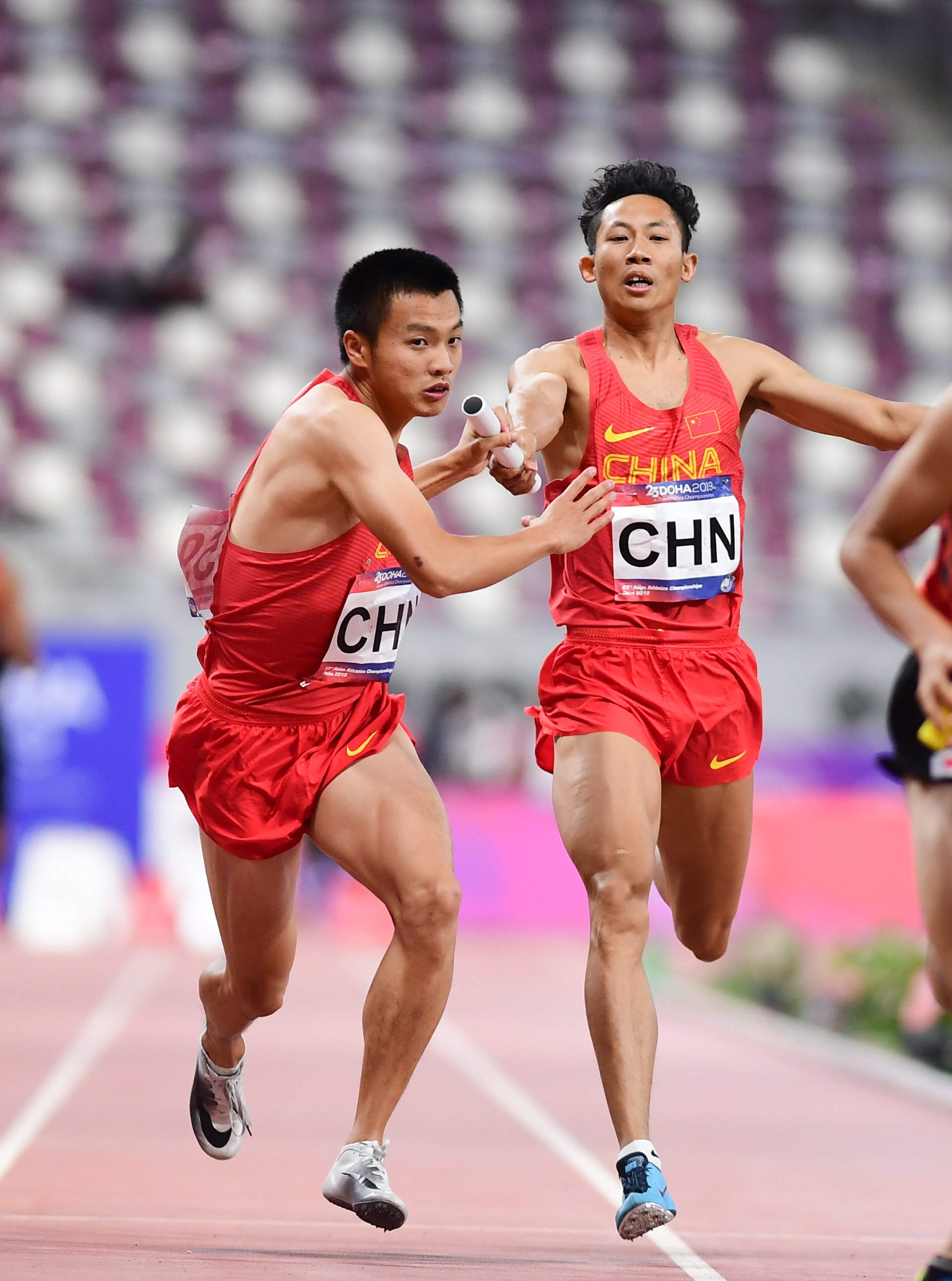 田径多哈亚锦赛中国队获男子4x400米接力亚军