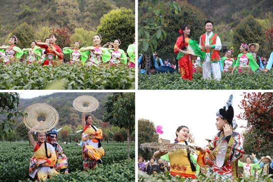 周末在平利都会举行《茶乡情韵》大型实景演出,茶山对歌等文化活动