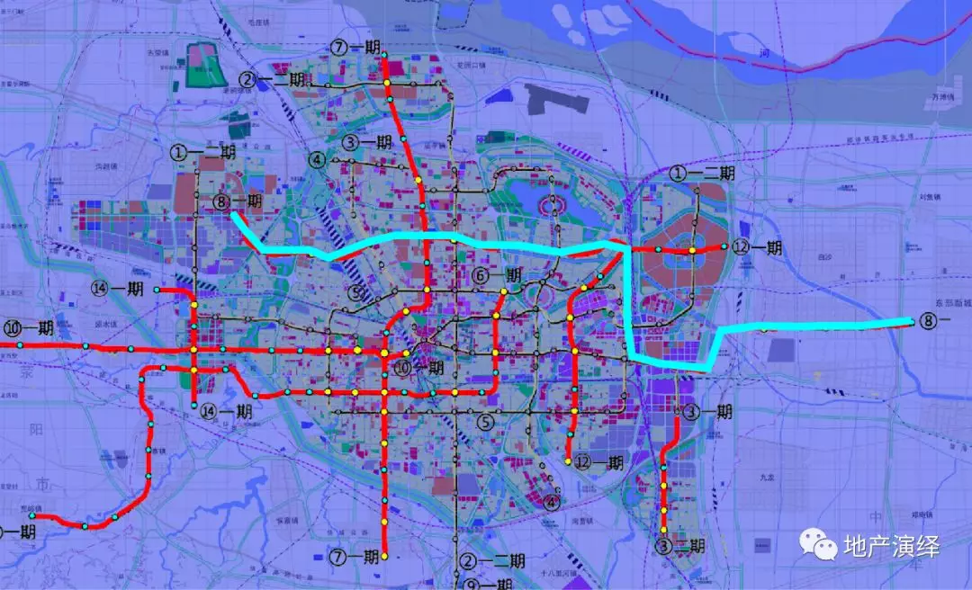 地铁来了郑州三期地铁规划落地7条线路总长1596公里