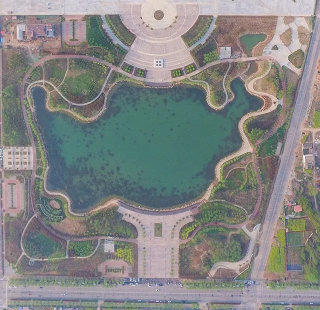 图说精彩以水润城之上蔡凤凰公园